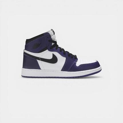 Air Jordan 1 Retro High Court Purple White (GS)