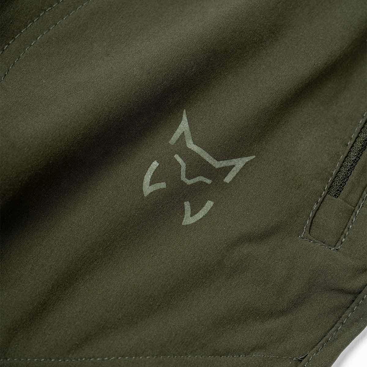 Pantalón Corto Senderismo en Montaña HOMBRE Altus TAUPO K30 GREEN OLIVE 3/6