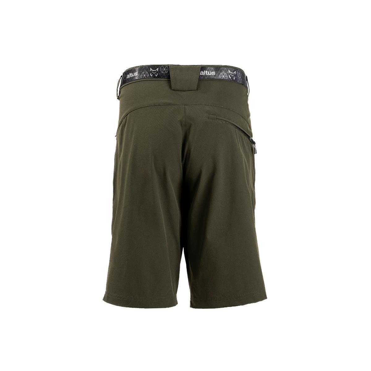 Pantalón Corto Senderismo en Montaña HOMBRE Altus TAUPO K30 GREEN OLIVE 2/6