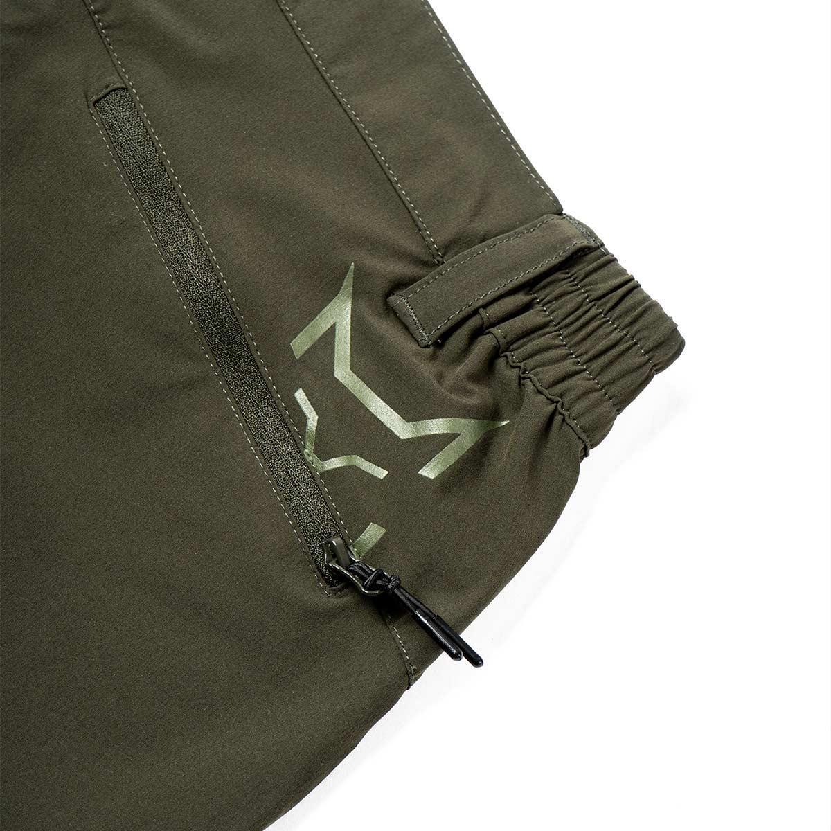 Pantalón Corto Senderismo en Montaña MUJER Altus KAURI K30 GREEN OLIVE 3/6