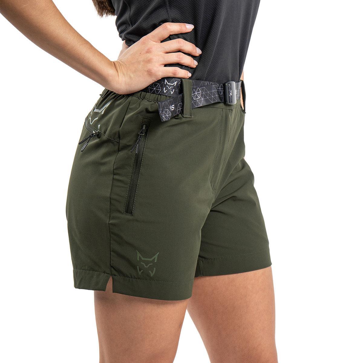 Pantalón Corto Senderismo en Montaña MUJER Altus KAURI K30 GREEN OLIVE 6/6