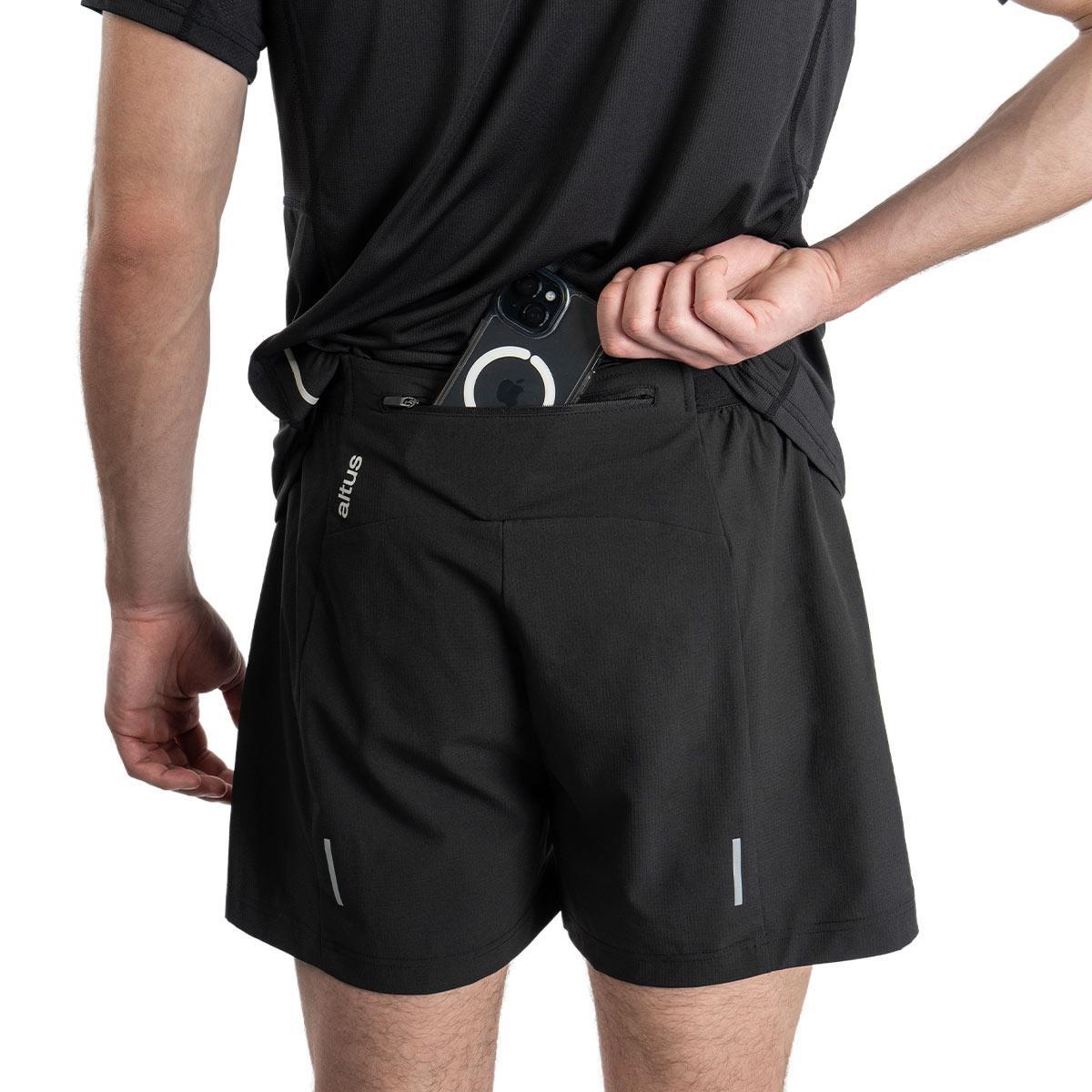 Pantalones cortos Trail Hombre ALTUS ROUTE L30 BLACK 5/6