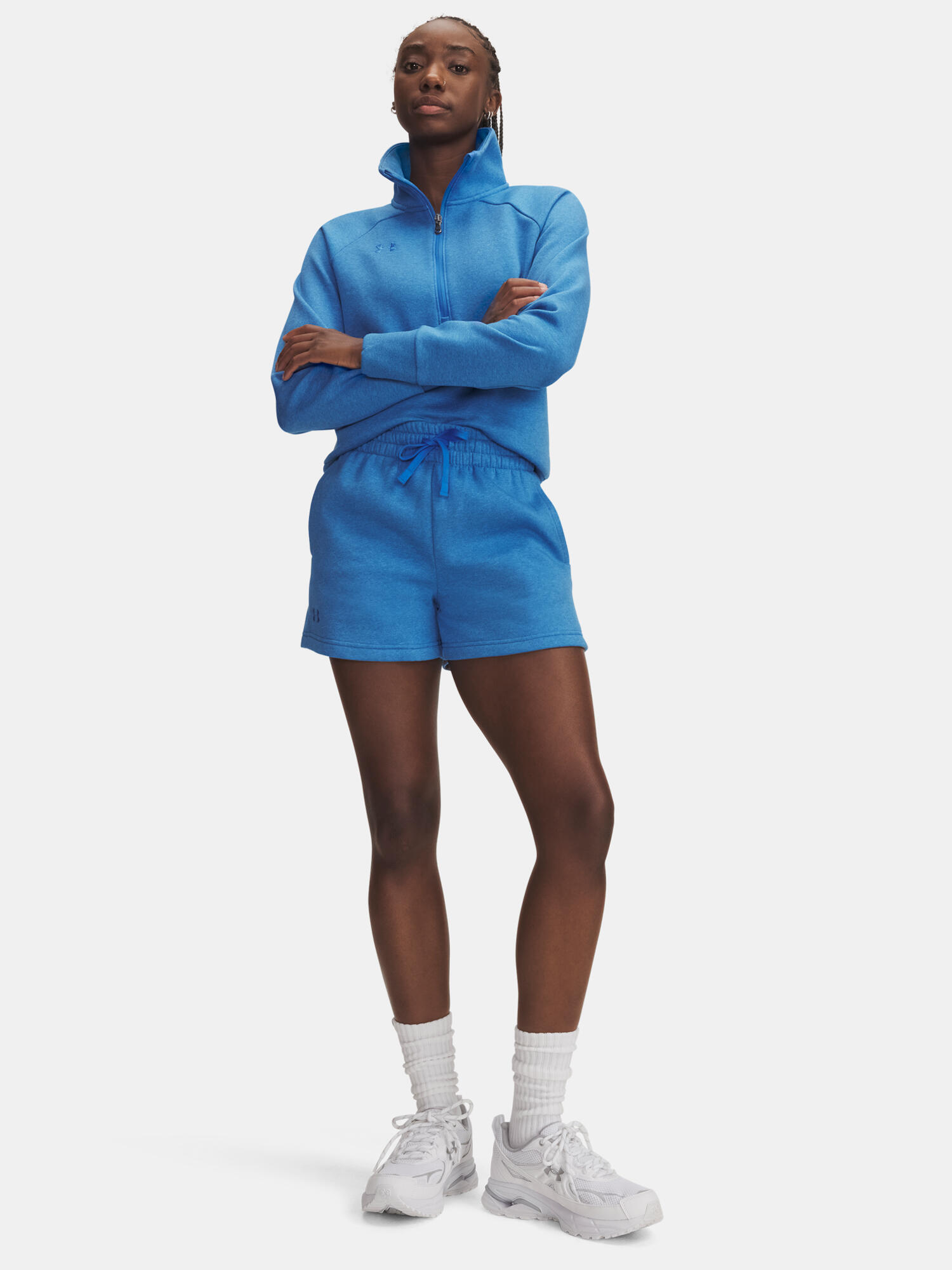 Spodenki Dresowe Damskie Under Armour Krótkie Rival Fleece Short 4/4