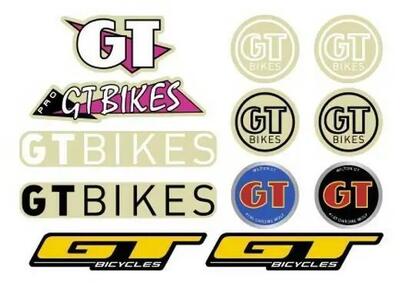 Gt sticker pack merchandise bmx