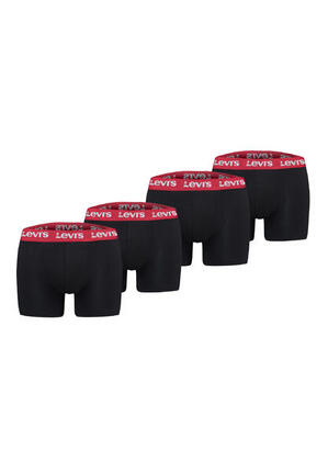 Levis Herren Boxershorts REPEAT LOGO BOXER Unterwäsche Pants 4-er Pack