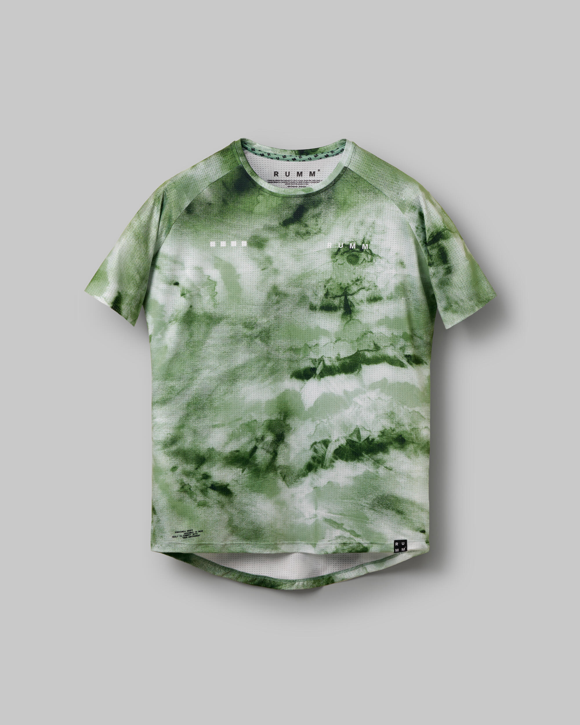 Camiseta técnica de trail running para mulher RUMM Torn Green 1/5