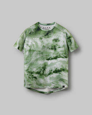 Technisch trailrunning t-shirt voor dames rumm torn green