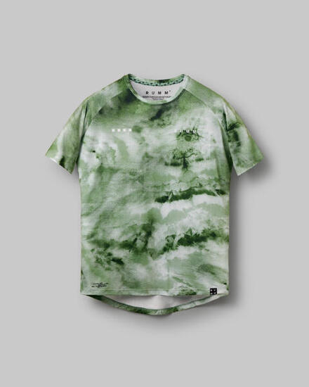 Maglietta tecnica da trail running donna RUMM Torn Green