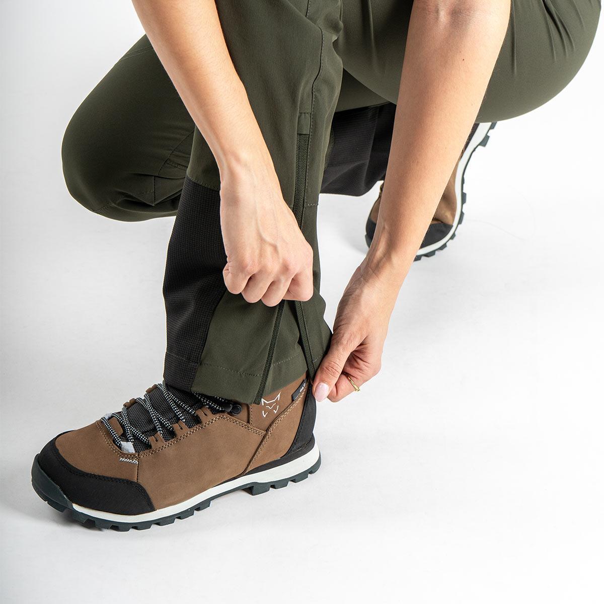 Pantalón Largo Senderismo en Montaña MUJER Altus JAZZI W K30 GREEN OLIVE 7/7