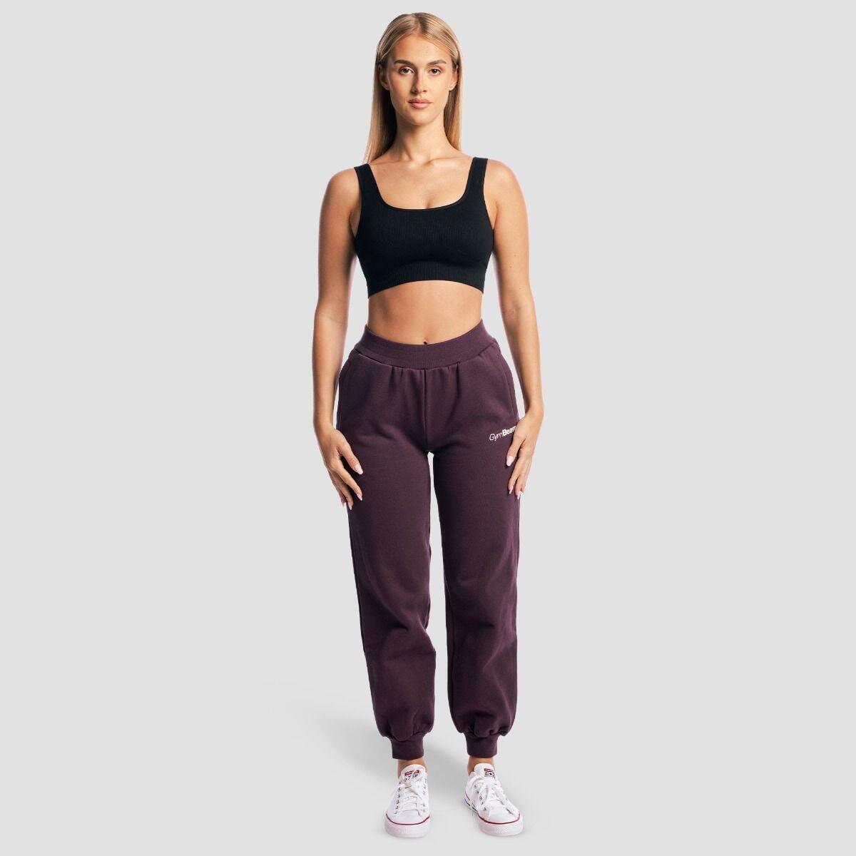 Pantaloni donna palestra oversize viola Eclipse 6/7