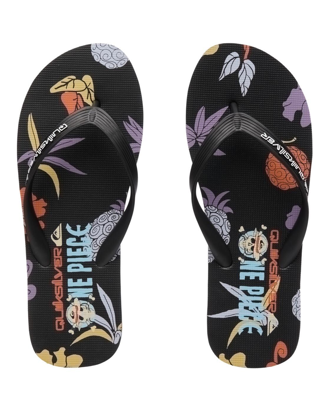 Tongs ONE PIECE MOLOKAI ART Noir Homme 3/4