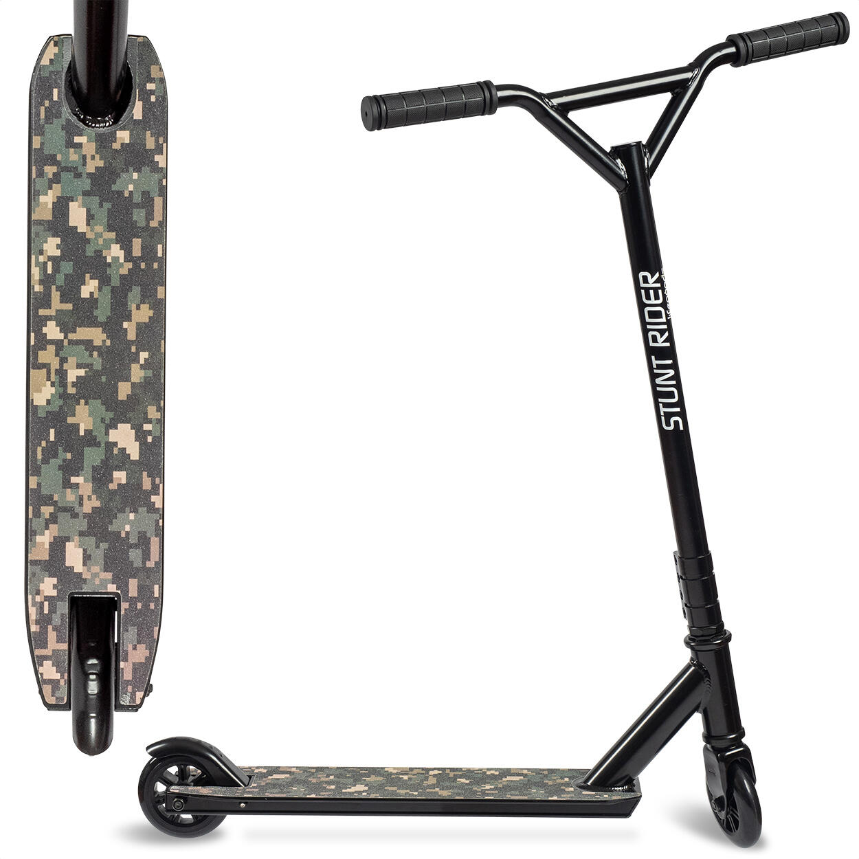 StuntRider - stuntstep - 100mm wielen - zwart 2/4