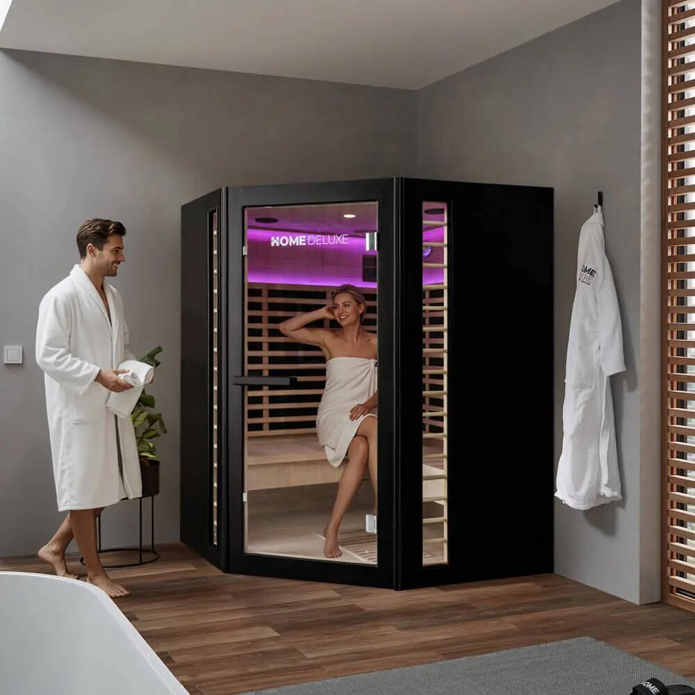 Infrarotkabine NERO XXL - 190 x 150 cm für 4-6 Personen 2/12