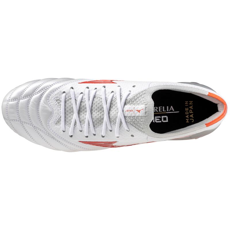 Krampons Morelia Neo IV Beta Japan gris fabriqués à la main 4/5