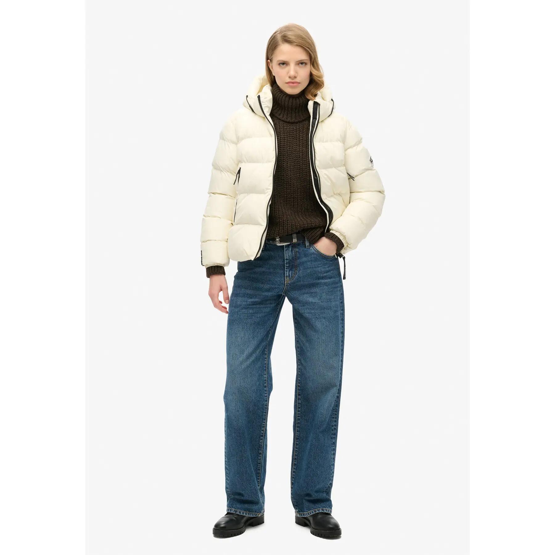Donsjack voor dames Superdry Hooded Sports 2/6