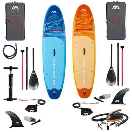 Set mit aufblasbarem Stand-up-Paddle Aqua Marina Fusion 10’10 + Vapor 10’4 – Duo