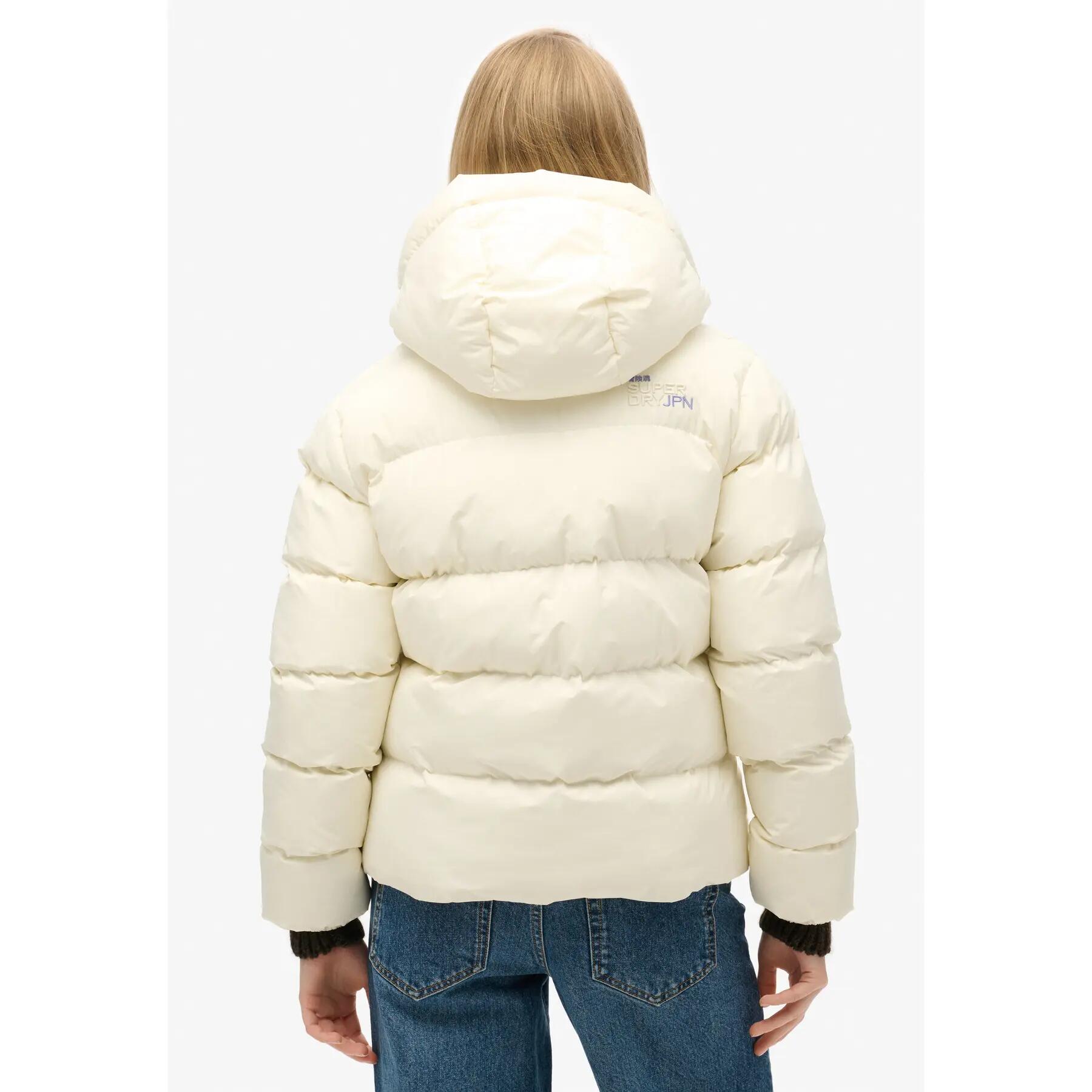 Donsjack voor dames Superdry Hooded Sports 4/6