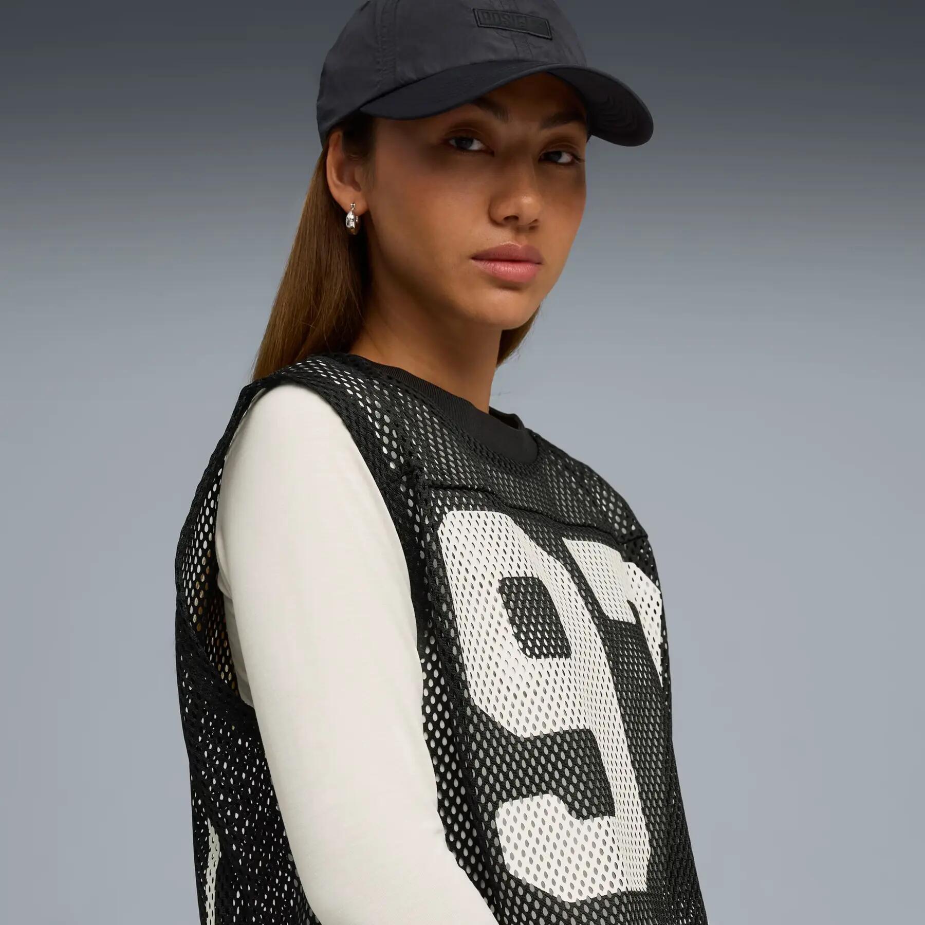 Damen Mesh Tanktop Puma ROSÉ Relaxed 6/7