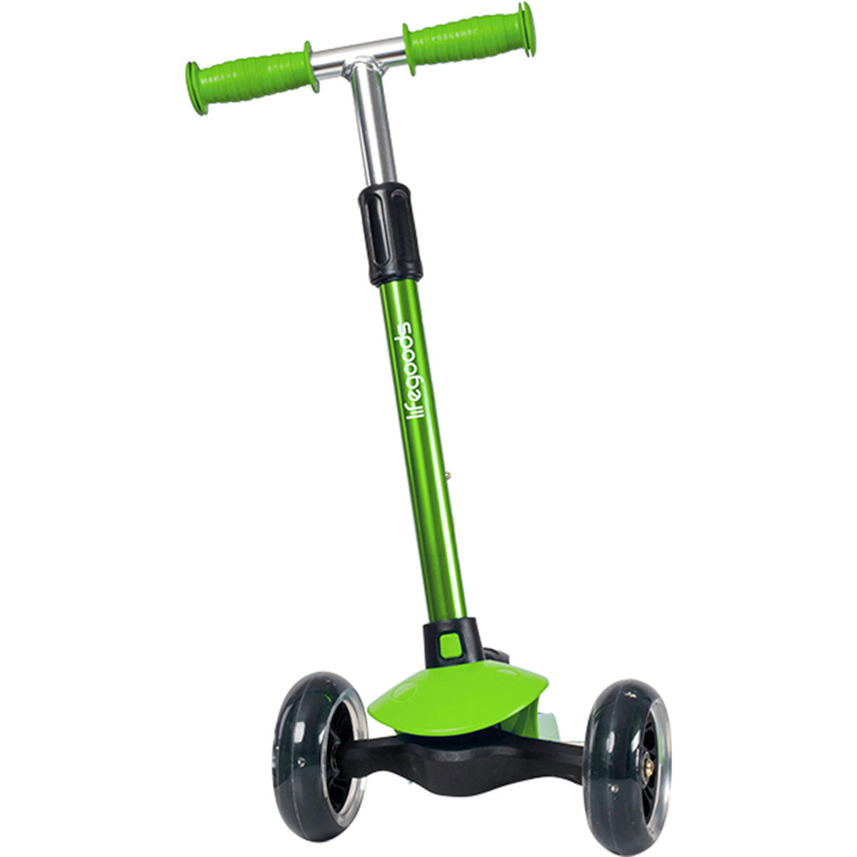 Trottinette enfant - 3 roues lumineuses - hauteur reglable - vert 3/6