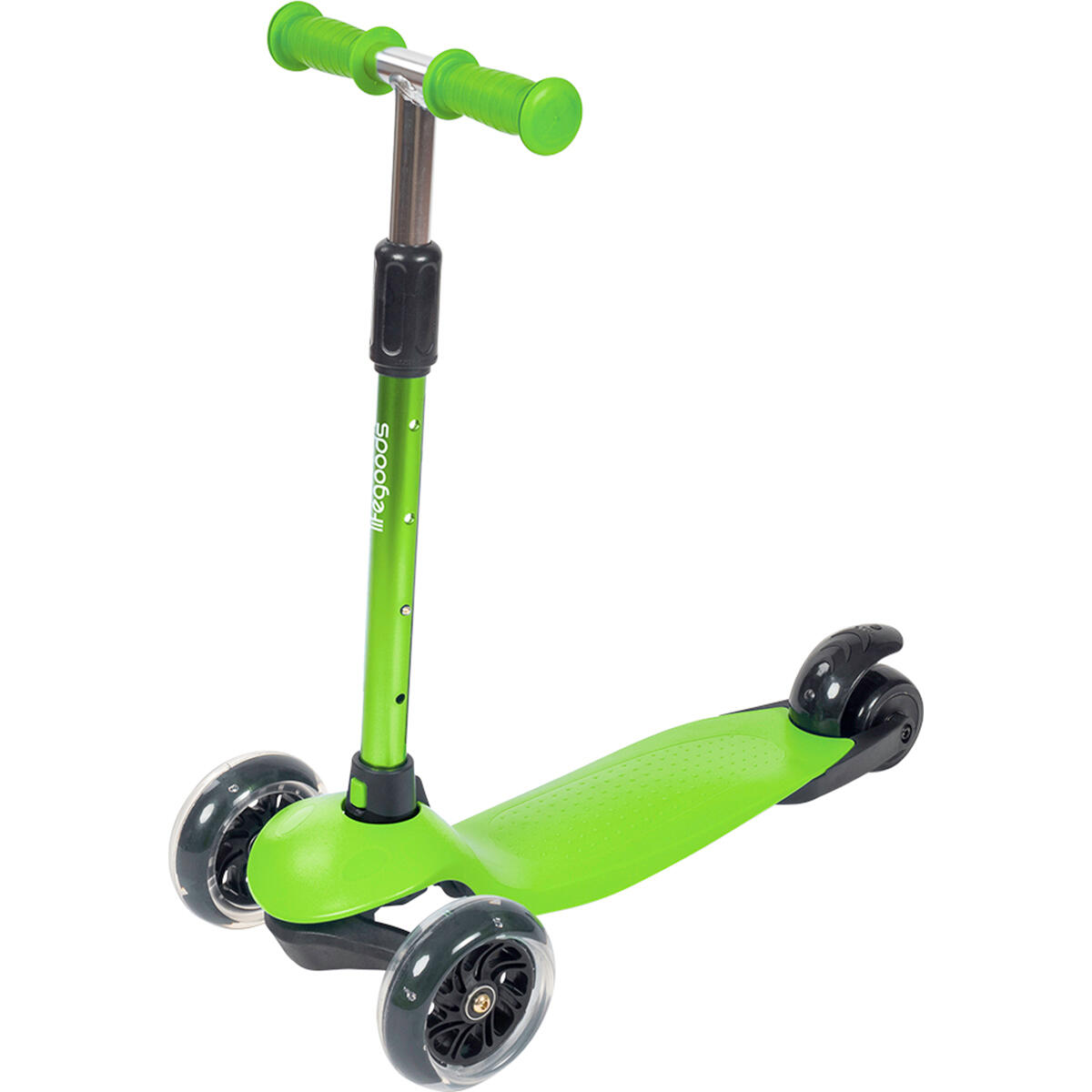 Trottinette enfant - 3 roues lumineuses - hauteur reglable - vert 6/6