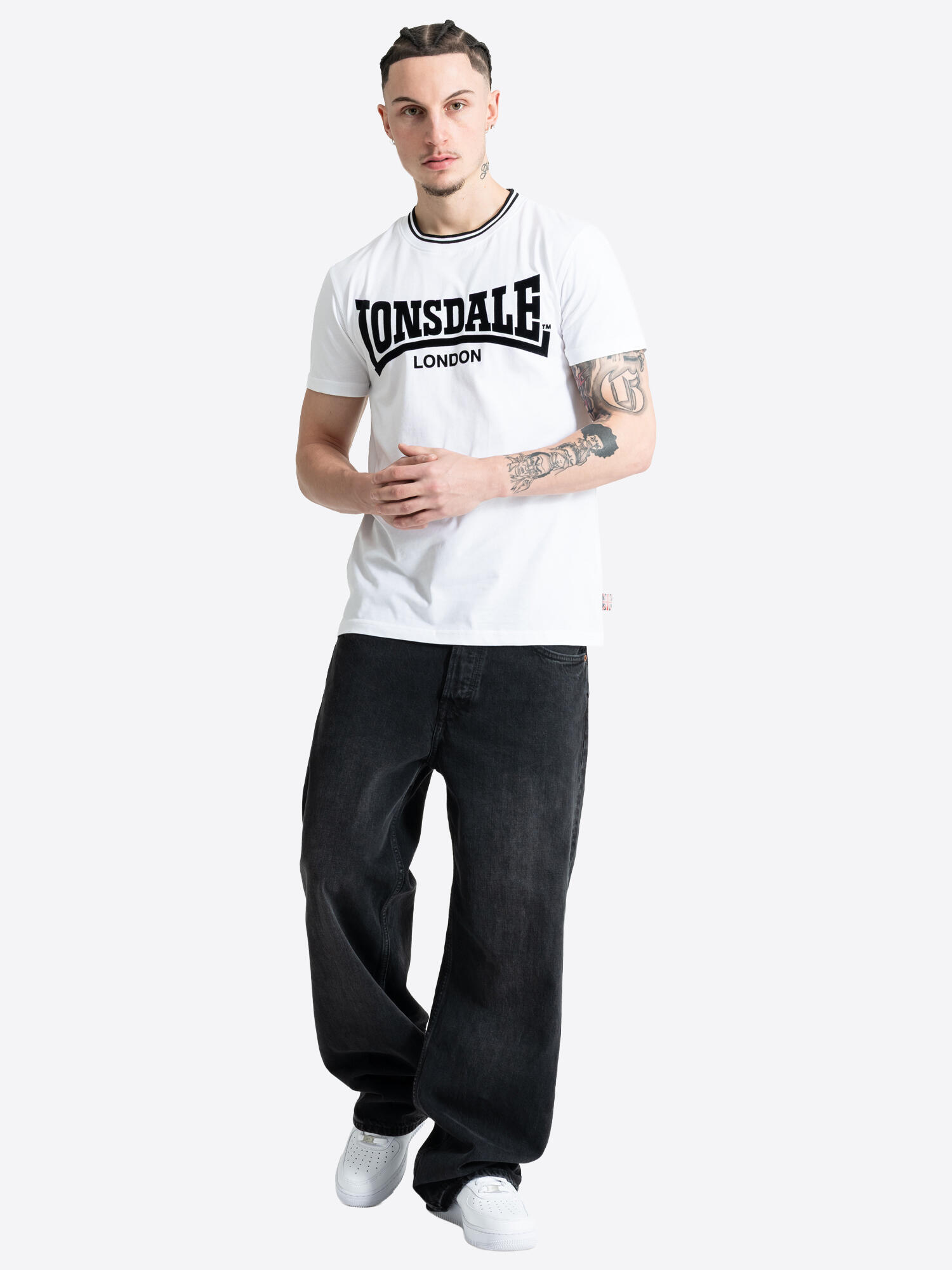 Maglietta da uomo Lonsdale Potternewton, vestibilità regolare 4/6