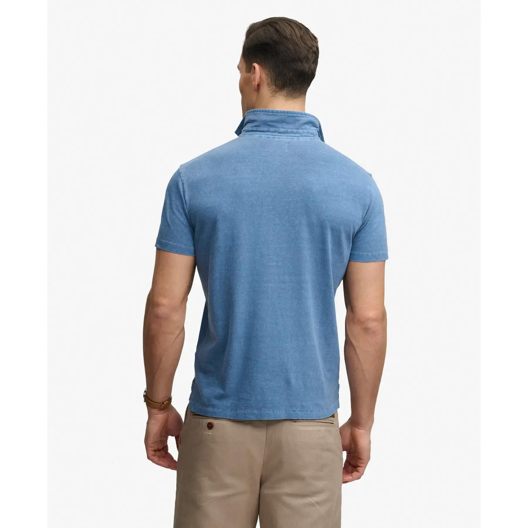 Klassisches Baumwoll- und Leinen-Polo Superdry 4/5