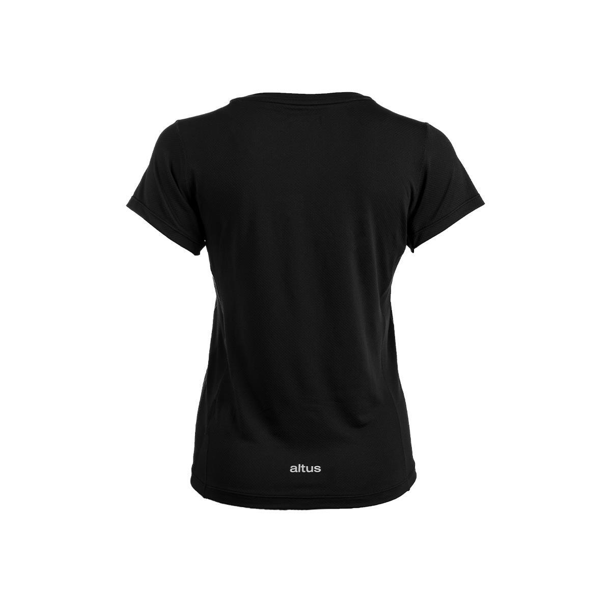 Camiseta manga corta Senderismo en la naturaleza Hombre ALTUS TISMA W L30 BLACK 2/6