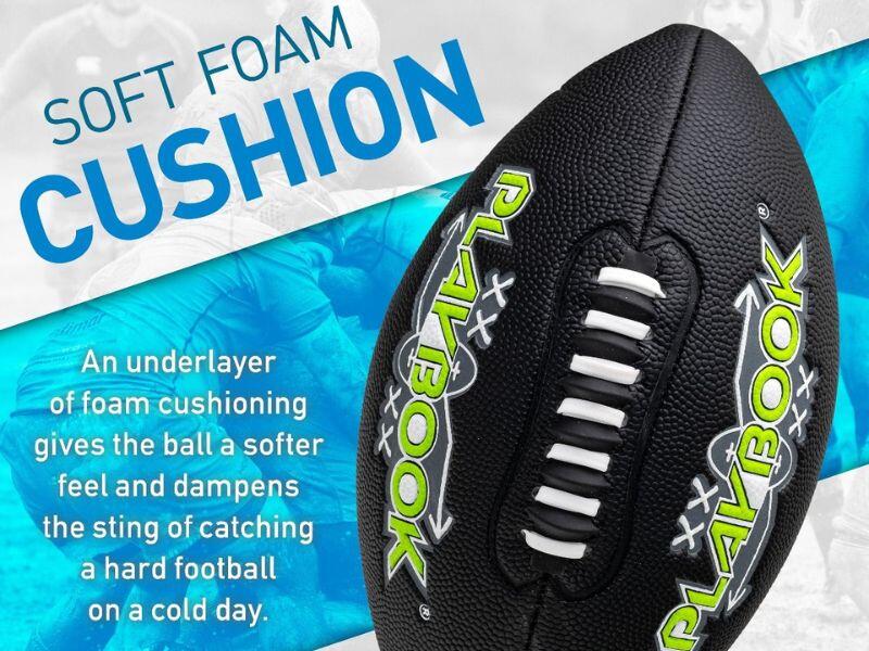 Franklin Junior Playbook American Football Ball  Color Black 3/5