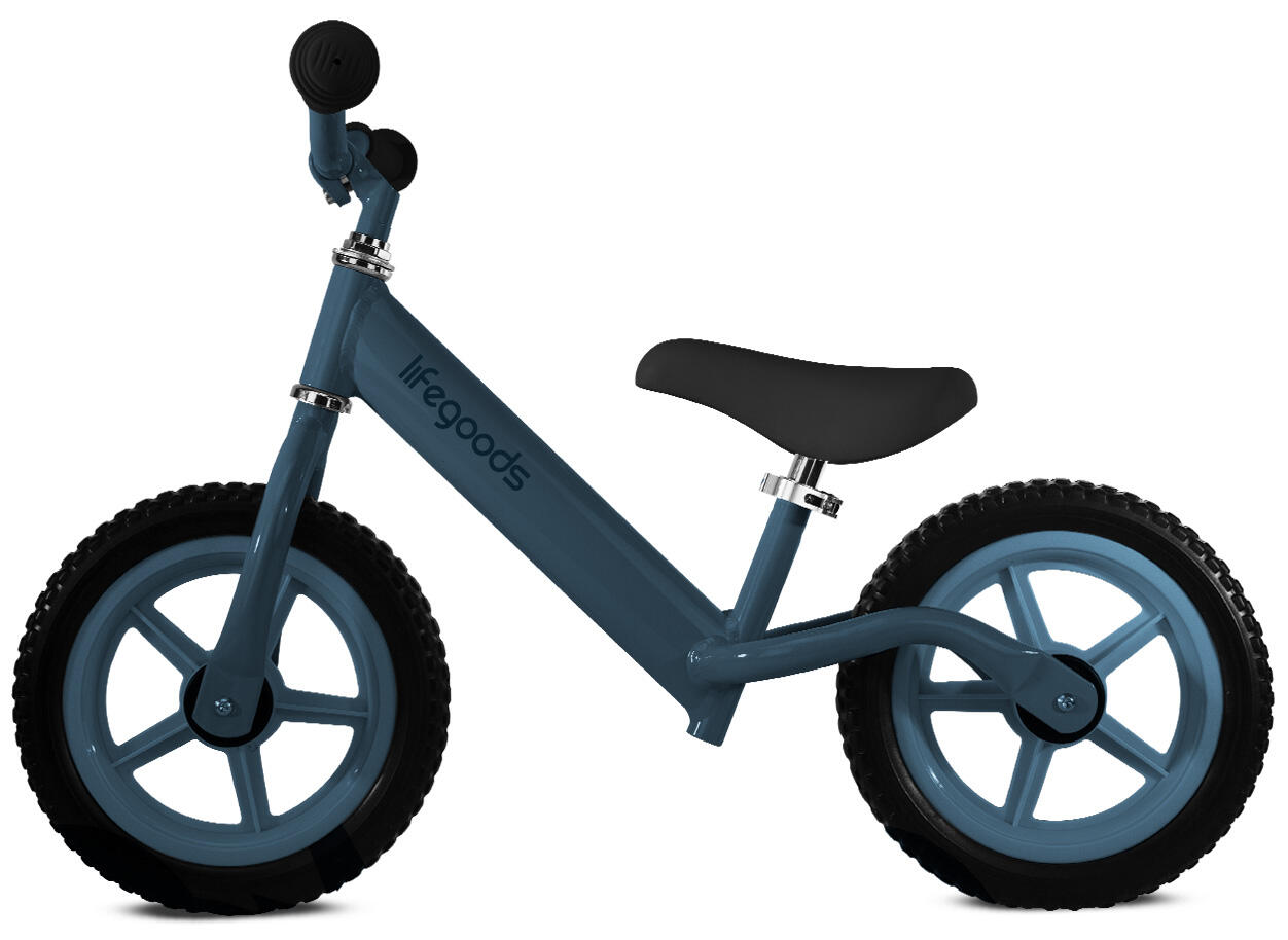 Loopfiets - balance bike - loopfietsje - marineblauw 2/4