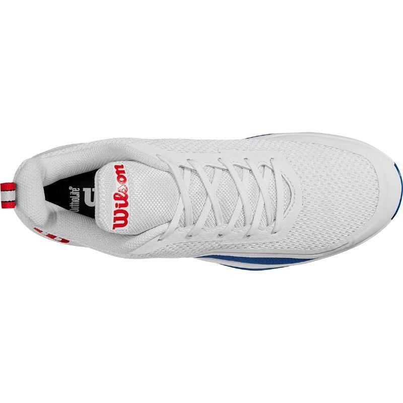 Tênis Wilson Rush Pro Lite Branco Azul Vermelho 3/5