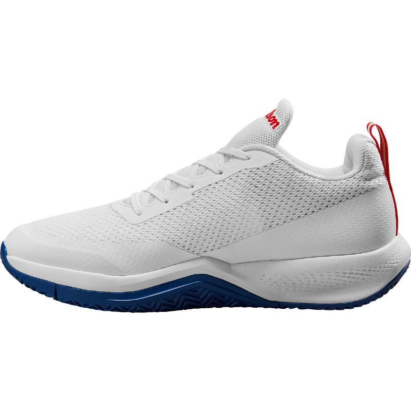 Tênis Wilson Rush Pro Lite Branco Azul Vermelho 5/5