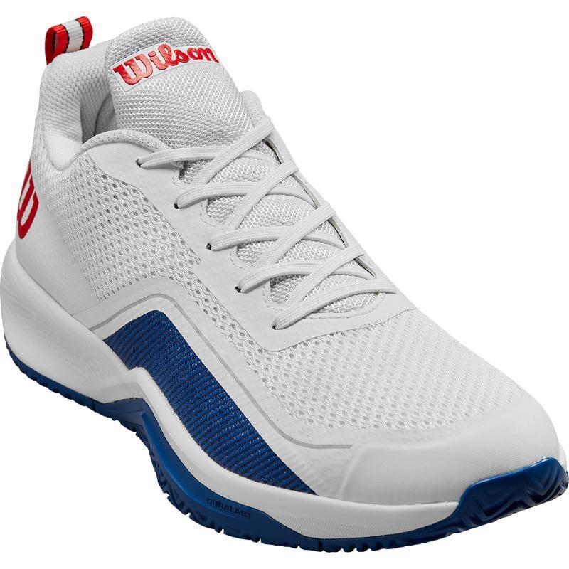 Tênis Wilson Rush Pro Lite Branco Azul Vermelho 4/5