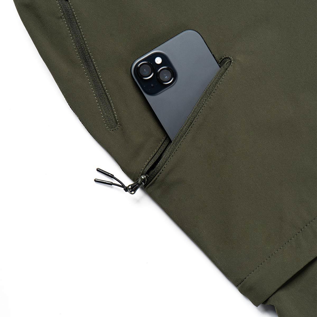 Pantalón Largo Senderismo en Montaña HOMBRE Altus QUETZAL GREEN OLIVE 3/7