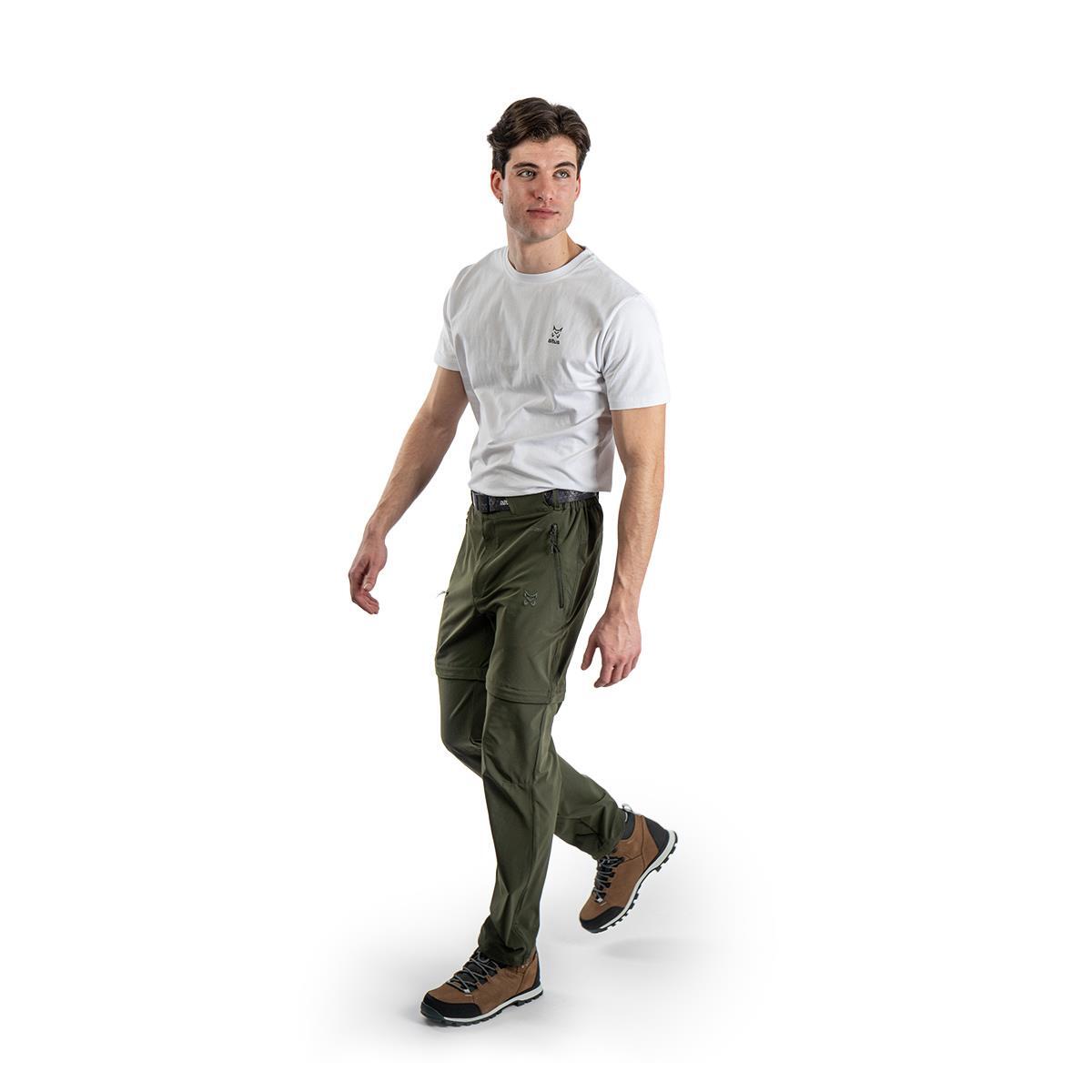 Pantalón Largo Senderismo en Montaña HOMBRE Altus QUETZAL GREEN OLIVE 6/7