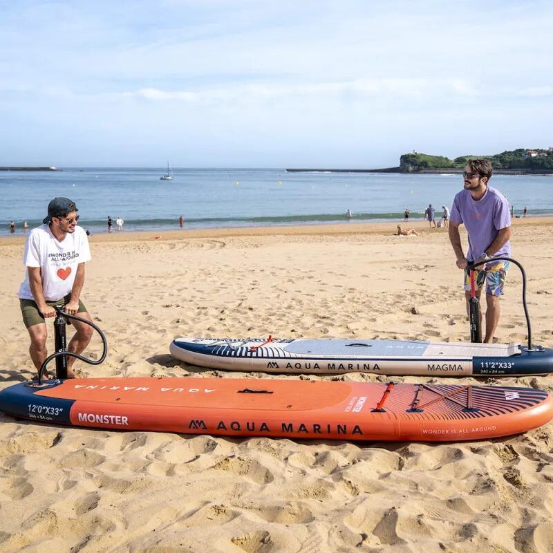 Pakiet dmuchanego SUP/kajaka Aqua Marina Monster 12’0 – duża pojemność 2/7