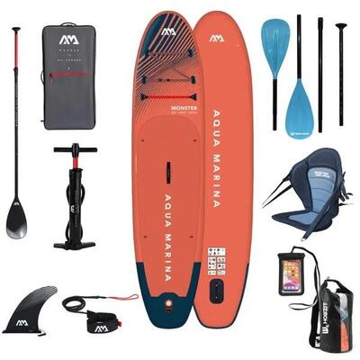 Set kayak gonfiabile Aqua Marina Monster 12’0 – grande capienza