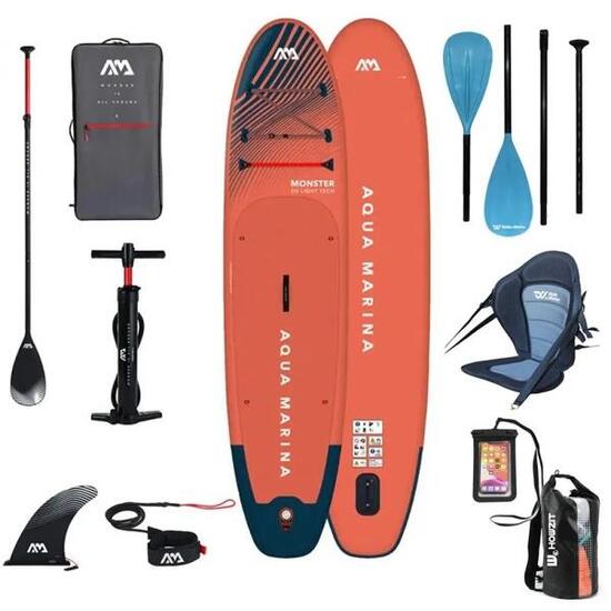 Set kayak gonfiabile Aqua Marina Monster 12’0 – grande capienza