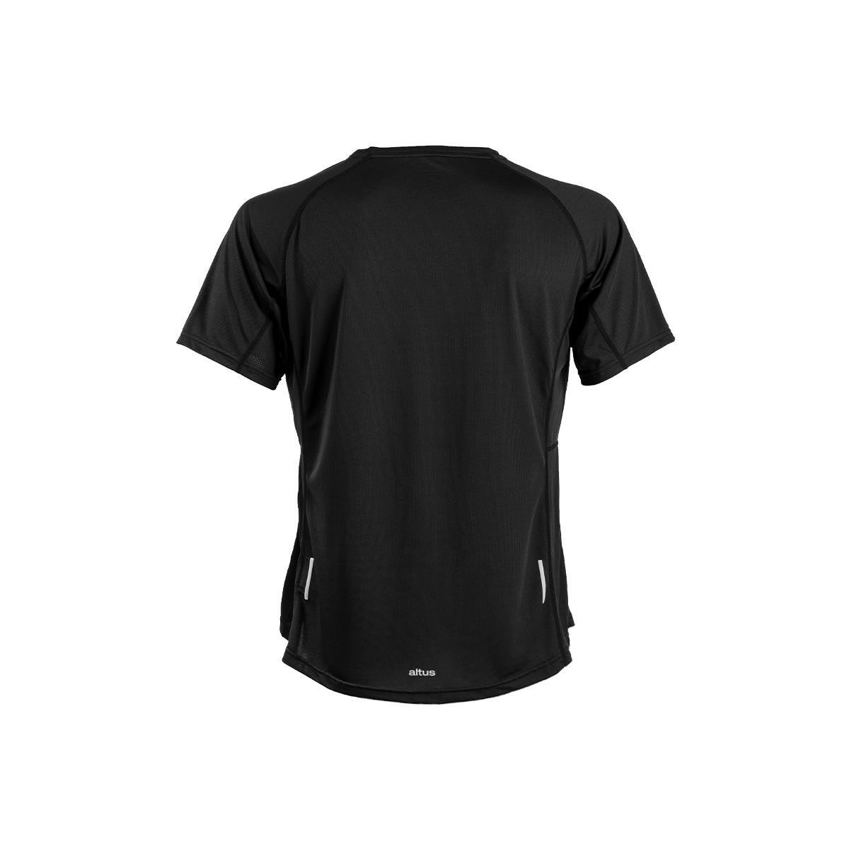 Camiseta manga corta Senderismo en la naturaleza Hombre ALTUS EIRE L30 BLACK 2/7