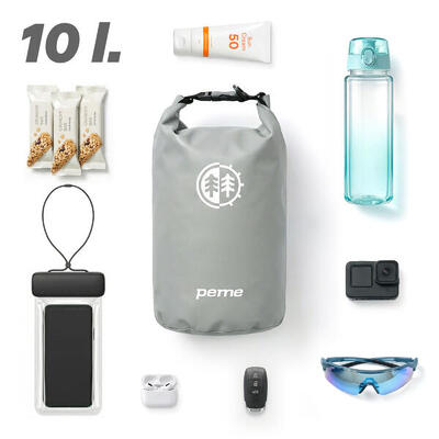 Transporttas dry bag voor sup-board waterdicht 10l