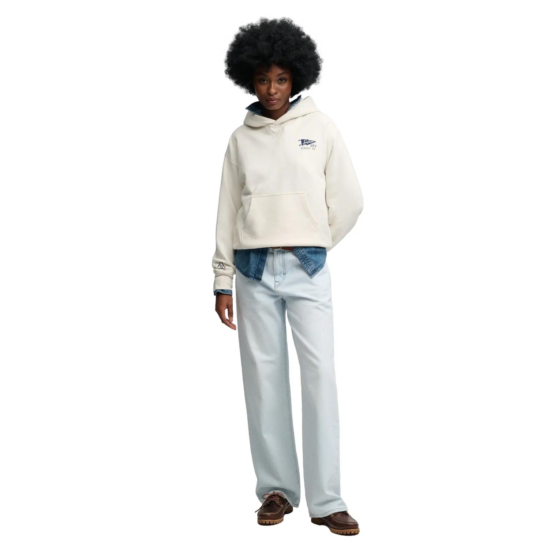 Women's hooded sweatshirt Superdry Heritage 2/5