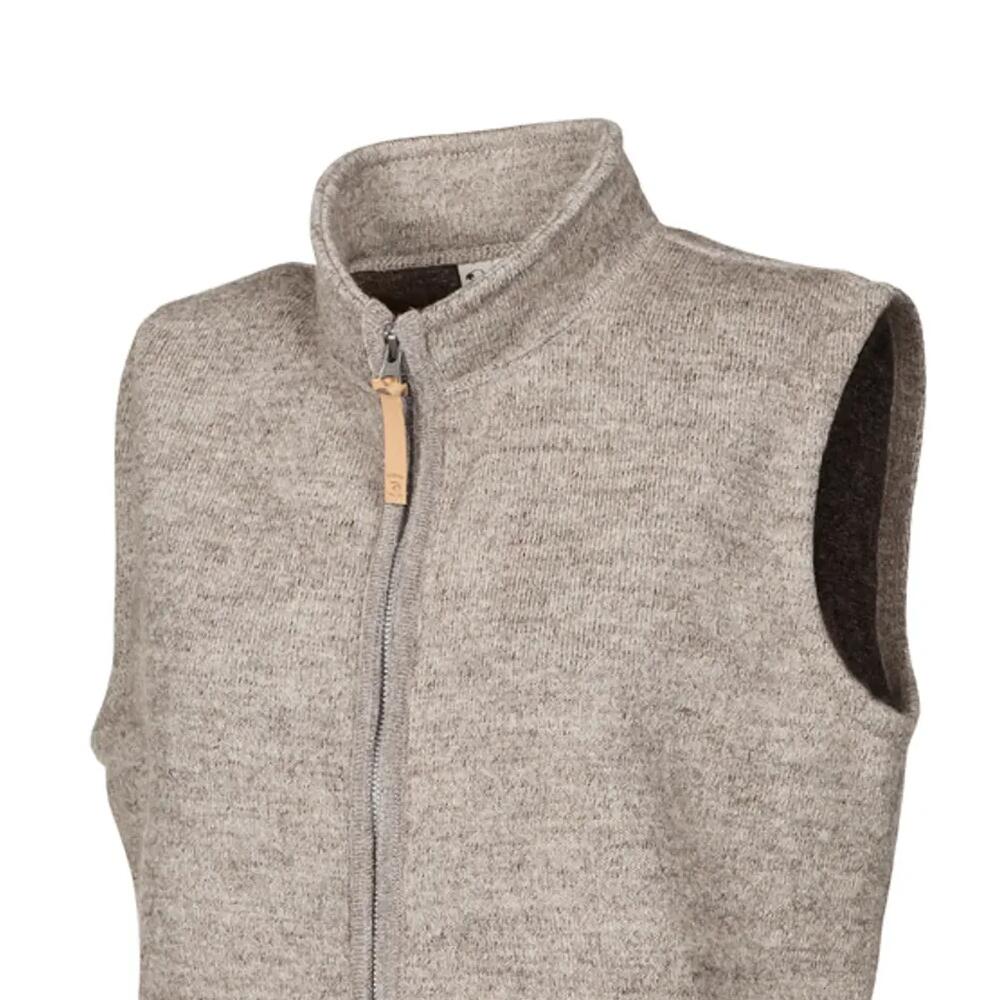 Gilet en laine NLS Coco Latte pour femme – beige 5/5