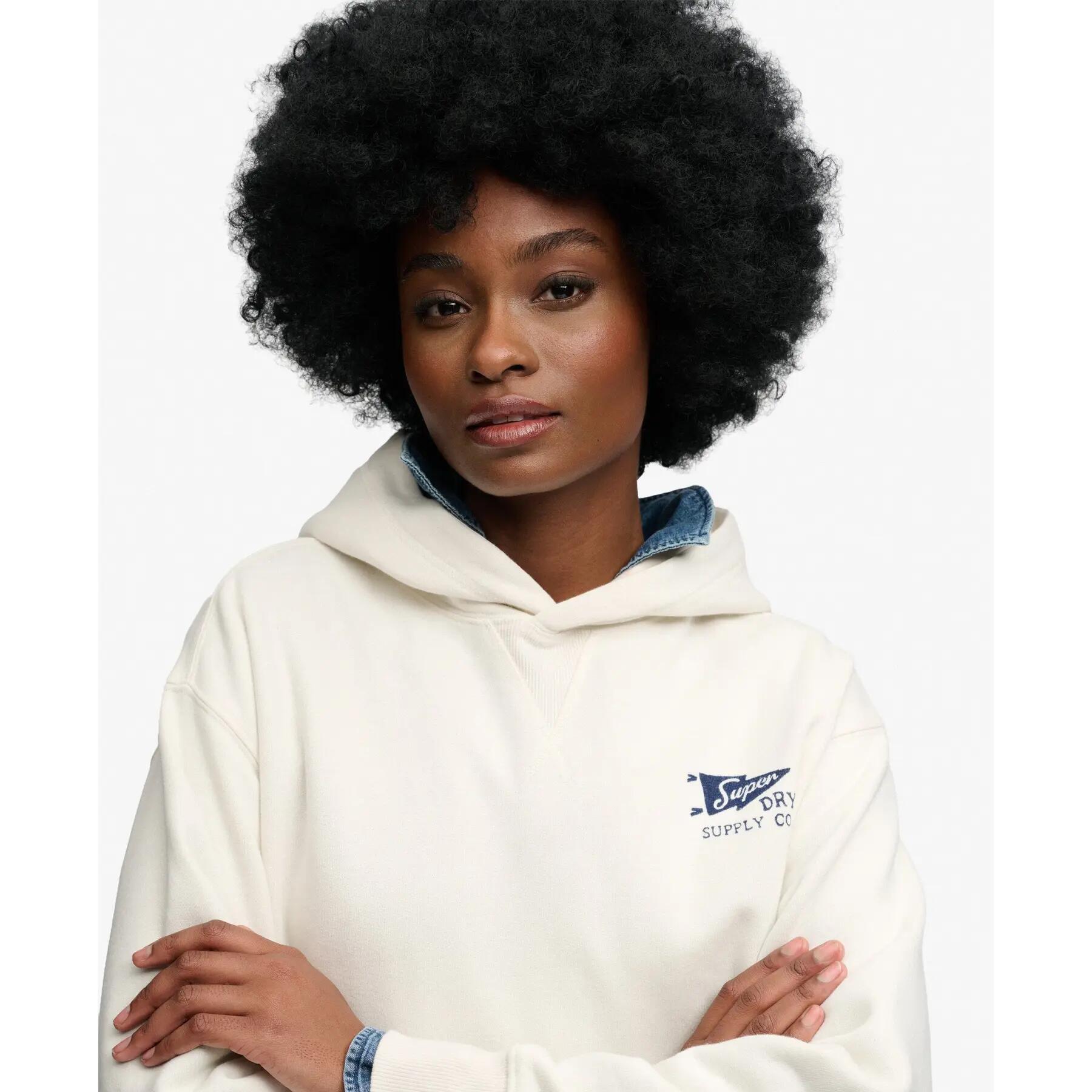 Women's hooded sweatshirt Superdry Heritage 5/5