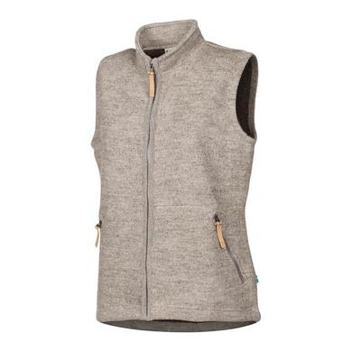 Wollen vest nls coco latte dames - beige