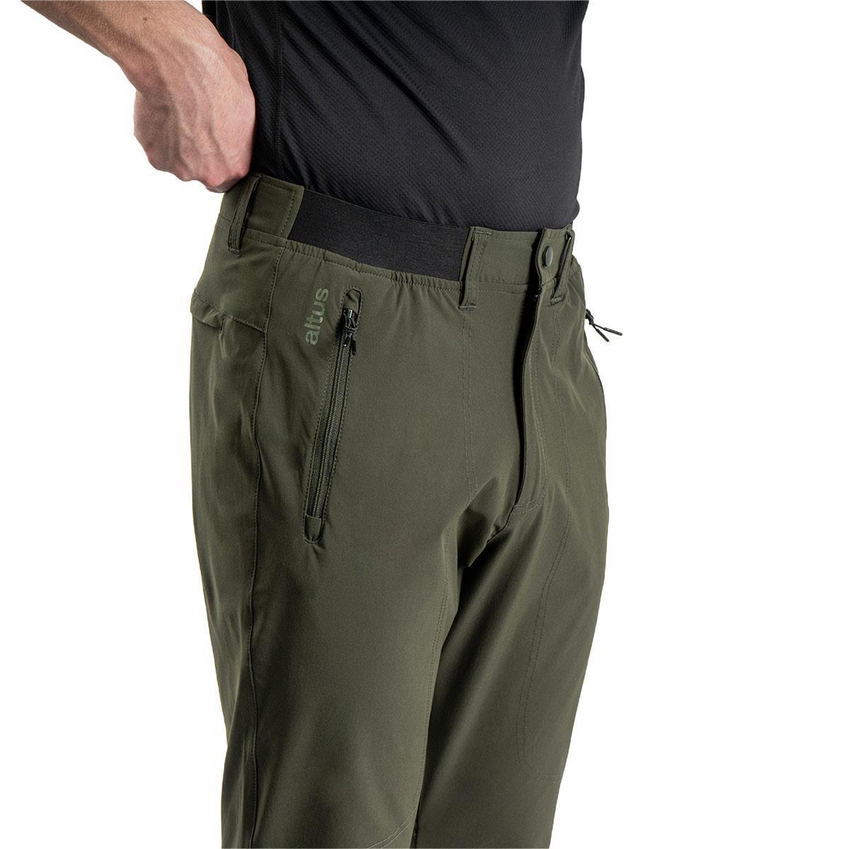 Pantalón Largo Senderismo en Montaña HOMBRE Altus JAZZI K30 GREEN OLIVE 7/7