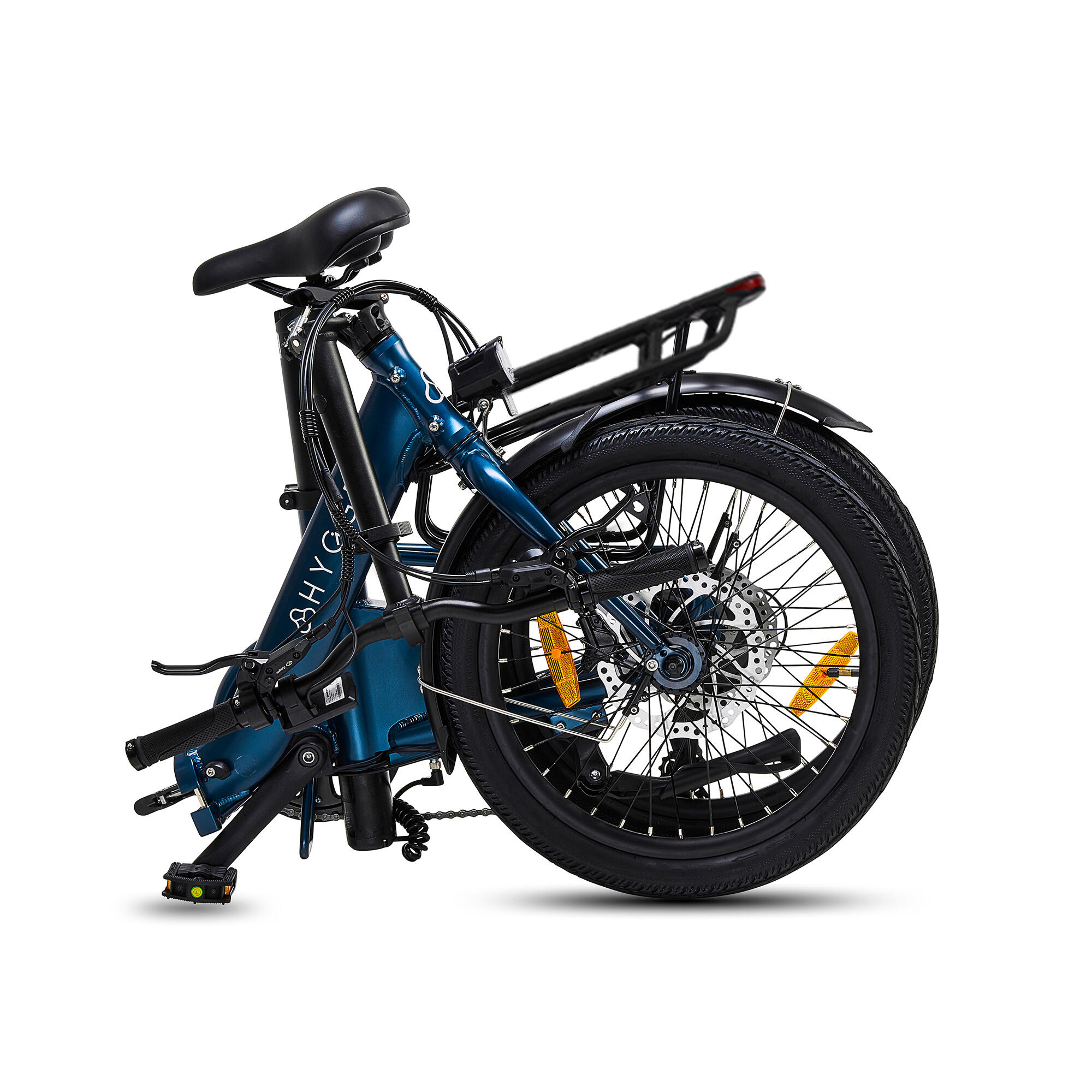 Virum Step 2026 - E-Bike Pieghevole Ultralight 36V 10Ah - Blu Zaffiro 2/7