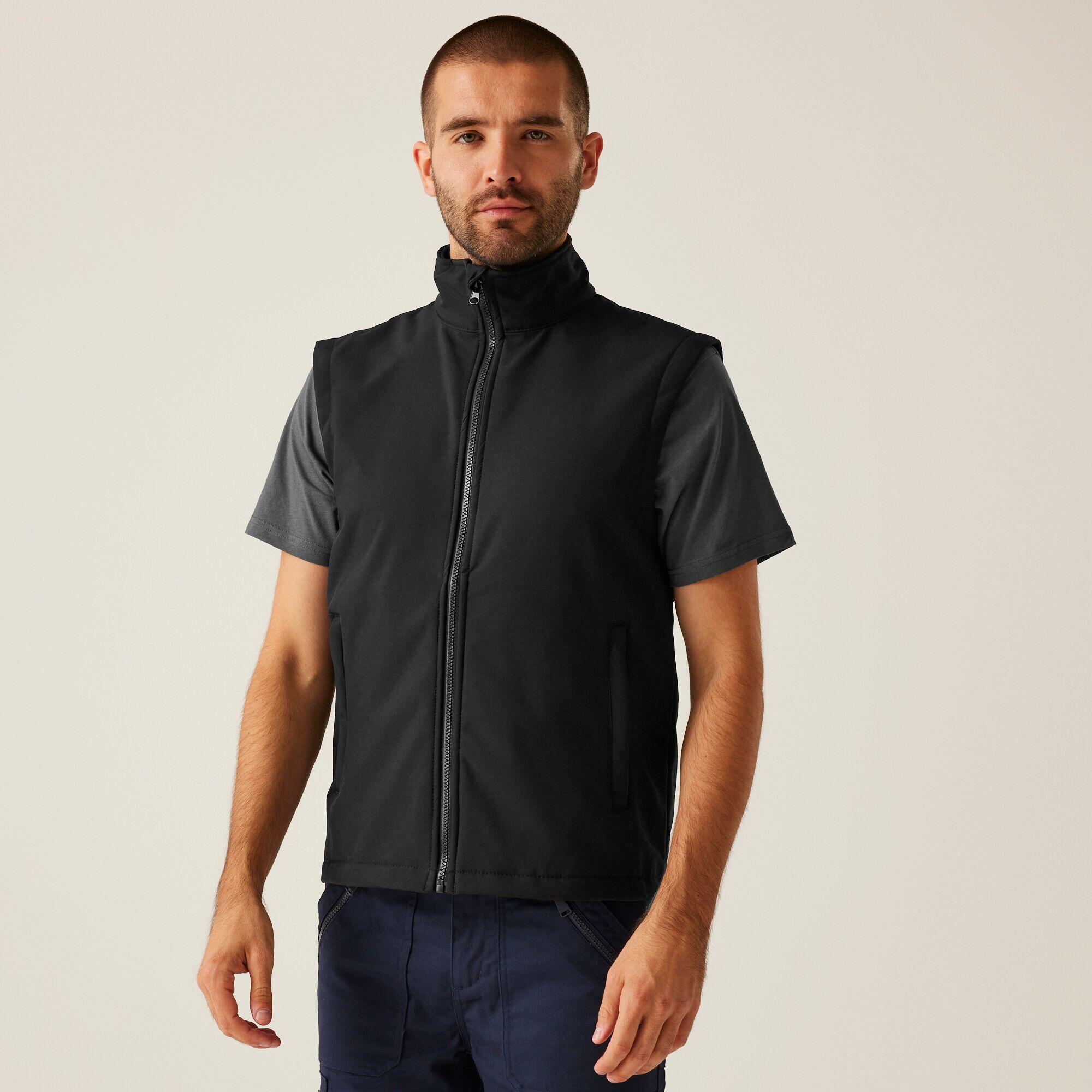 Mens Ablaze Printable Softshell Bodywarmer 1/4