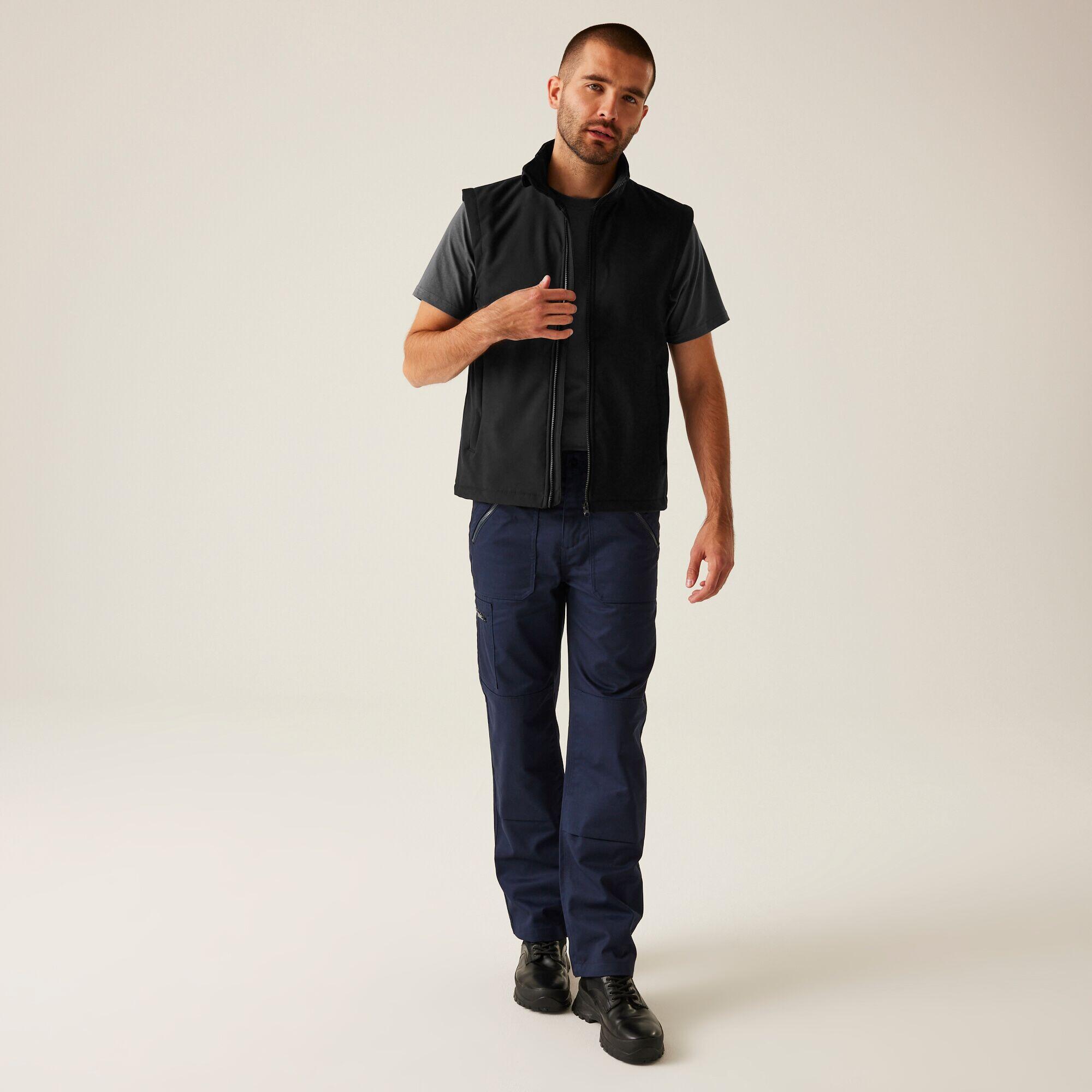 Mens Ablaze Printable Softshell Bodywarmer 3/4