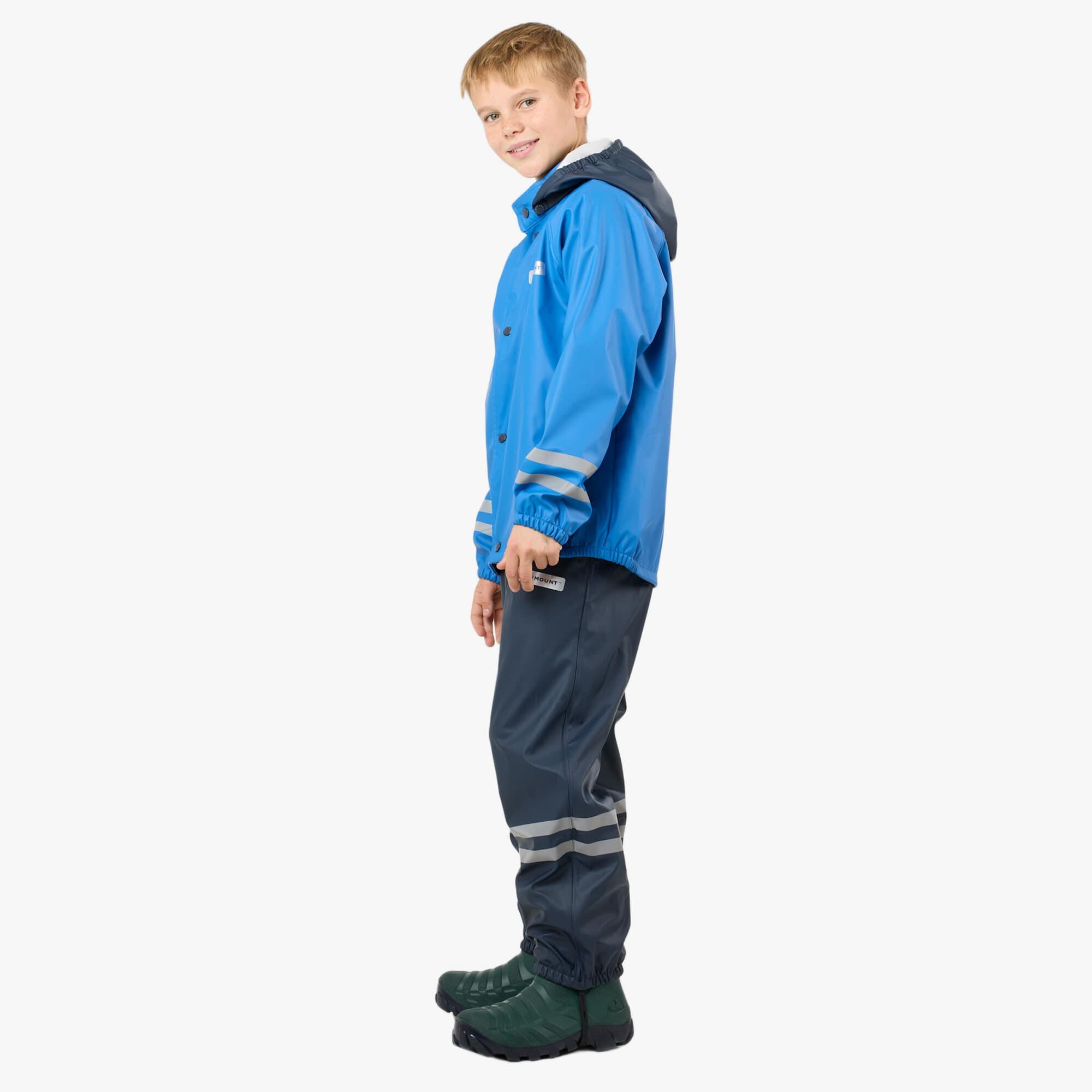 Ensemble imperméable coupe-vent randonnée junior Rusk Rain Set 4/7