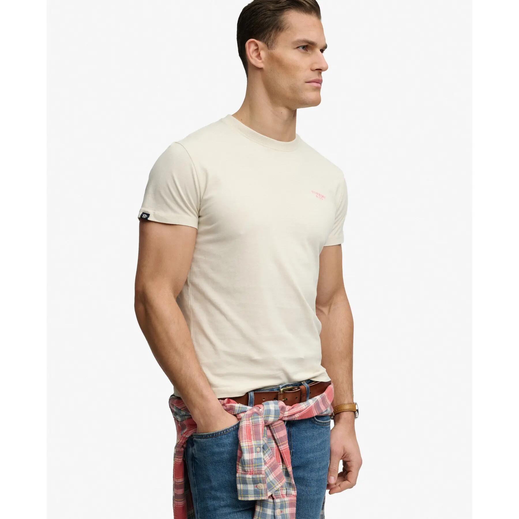 T-shirt con logo Superdry Essential Stacked 3/5