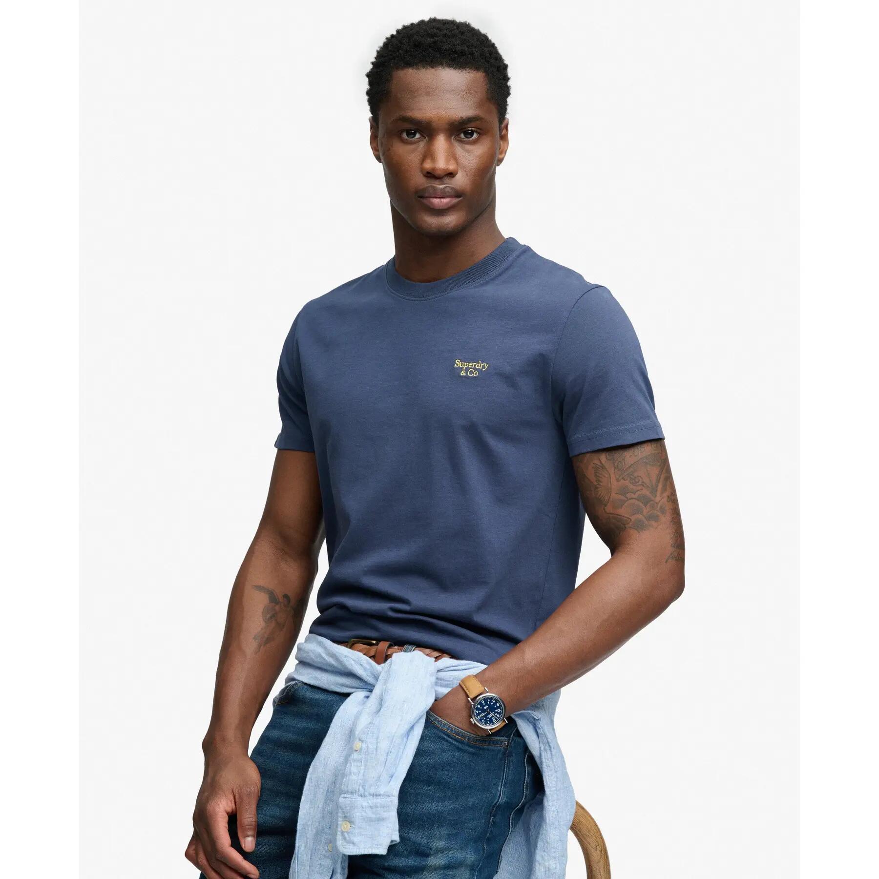 T-shirt con logo Superdry Essential Serif 3/6